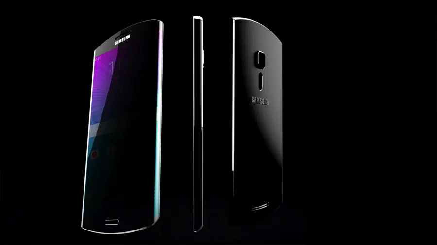 Futuristic smartphone concept